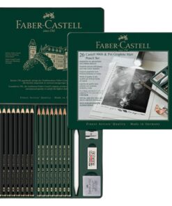 Faber Castell FC-115224 Castell 9000 en Pitt Grafietpotloden 16 Stuks