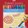 Faber Castell FC-120003 Waskrijt Faber-Castell Draaibaar 12 Stuks