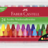Faber Castell FC-120034 Waskrijt Jumbo In Opbergbox 24 Stuks