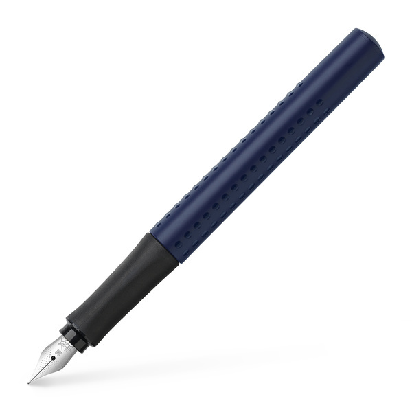 Faber Castell FC-140804 Vulpen Faber-Castell Grip 2011 M Klassiek Blauw - Afbeelding 4