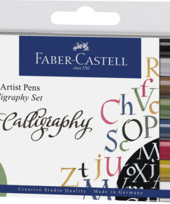 Faber Castell FC-167508 Pitt Artist Pen Kalligrafieset 8 Pennen