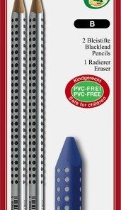 Faber Castell FC-185297 Potlood GRIP 2001 2 Stuks Met Gum