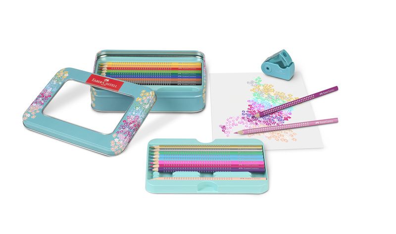 Faber Castell FC-201641 Sparkle Set Faber-Castell 20x Kleurpotloden En 1x Mini Puntenslijper - Afbeelding 4