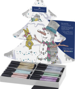 Faber Castell FC-267112 Tekenset Pitt Artist Pen Kerstdisplay