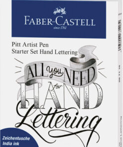 Faber Castell FC-267118 Tekenstift Faber-Castell Pitt Artist Pen Handlettering 8-delig Basisetui
