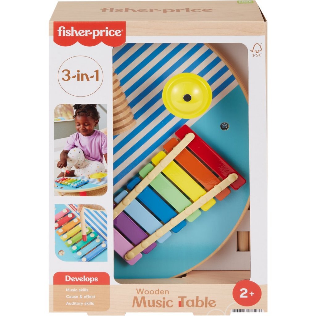 Fisher Price Houten Muziektafel