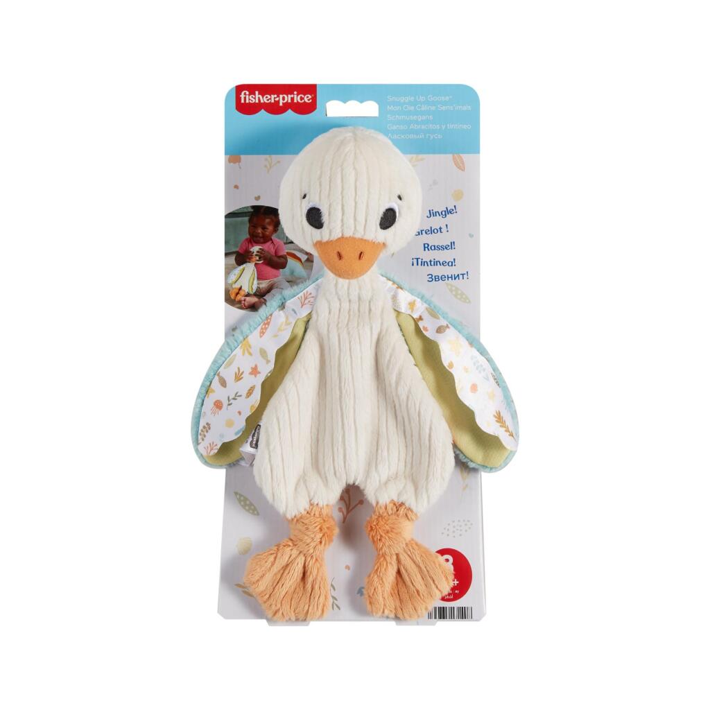 Fisher Price Knuffeldoekje Gans met Rammel