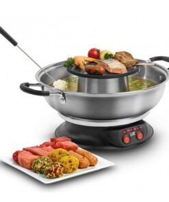 Fritel FG2970 Culinary Fondue en Grill 2L 1950W Inox/Zwart