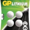 GP GP-CR2032/C4 Lithium Knoopcel Batterij Cr2032 3 V-blisterkaart