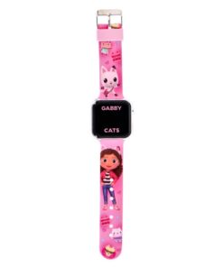 Gabby's Dollhouse LED Horloge Roze