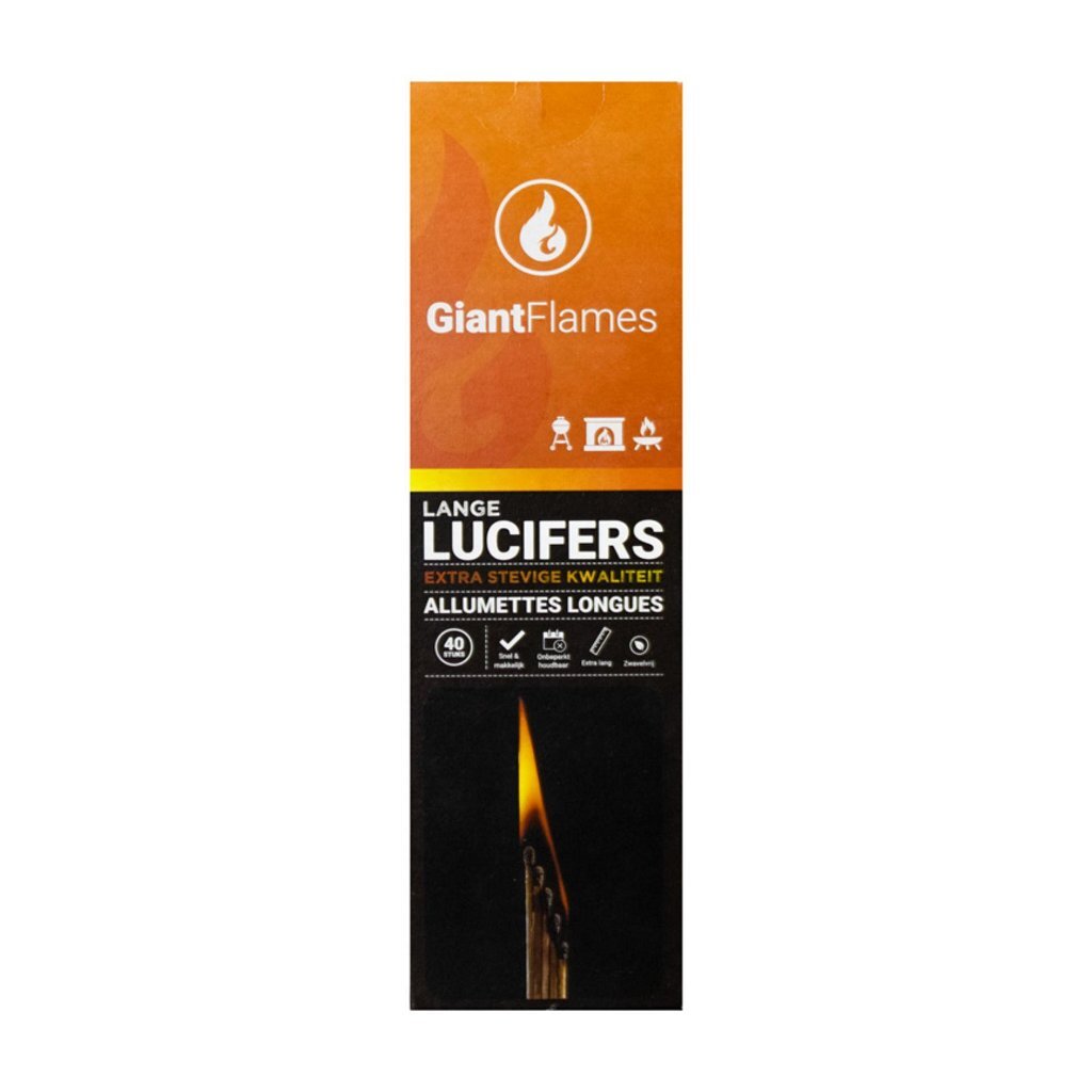 Giant Flames Lange Lucifers 40 Stuks