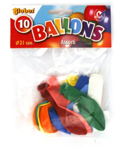 Globos Vrolijk Gekleurde Ballonnen 10 Stuks 21 cm Assorti