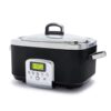 GreenPan Elite Slowcooker 6L Zwart/Zilver