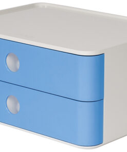 HAN HA-1120-84 Smart-box Allison Met 2 Lades Hemels Blauw