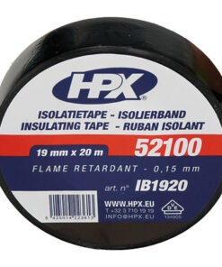 HPX Isolatietape Zwart 19mmx20m