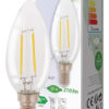 HQ HQLFE14CAND001 Led Retro Filament Lamp E14 Kaars 2 W 210 Lm 2700 K