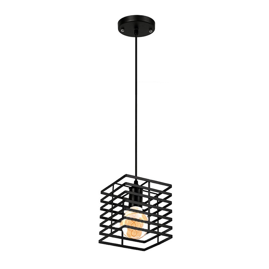 Homestyle Pro MK015-B Industriële Hanglamp 15x18 cm Zwart/Metaal