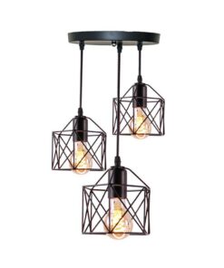 Homestyle Pro MK019-B Industriële Hanglampen Zwart/Metaal