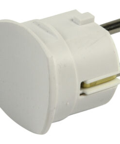 Hq El-st005 Randaarde Stekker met Zij-uitgang Wit