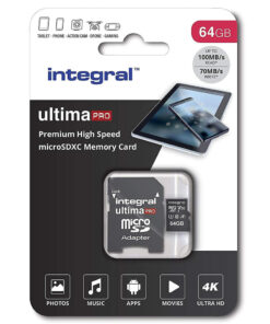 Integral Micro-sdxc V30 100/70mb 64gb