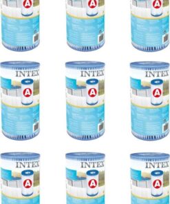 Intex 29000 Filter Cartridge Type A 9 stuks voor Zwembad 244/305/366 cm