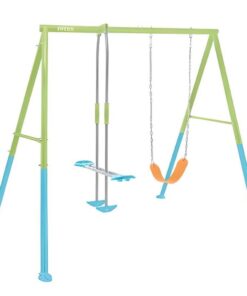 Intex 44120 Schommelset 254x251x211 cm Blauw/Groen/Oranje