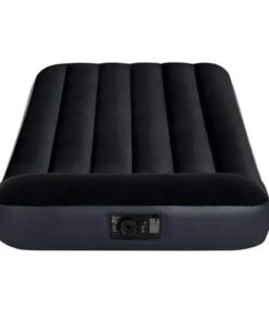 Intex 64146 Pillow Rest Classic Twin Luchtbed + Pomp 99x191x25 cm Zwart