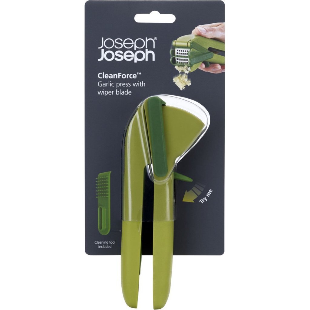 Joseph Joseph Cleanforce Knoflookpers met Ge&iuml;ntregeerde Schoonmaker Groen