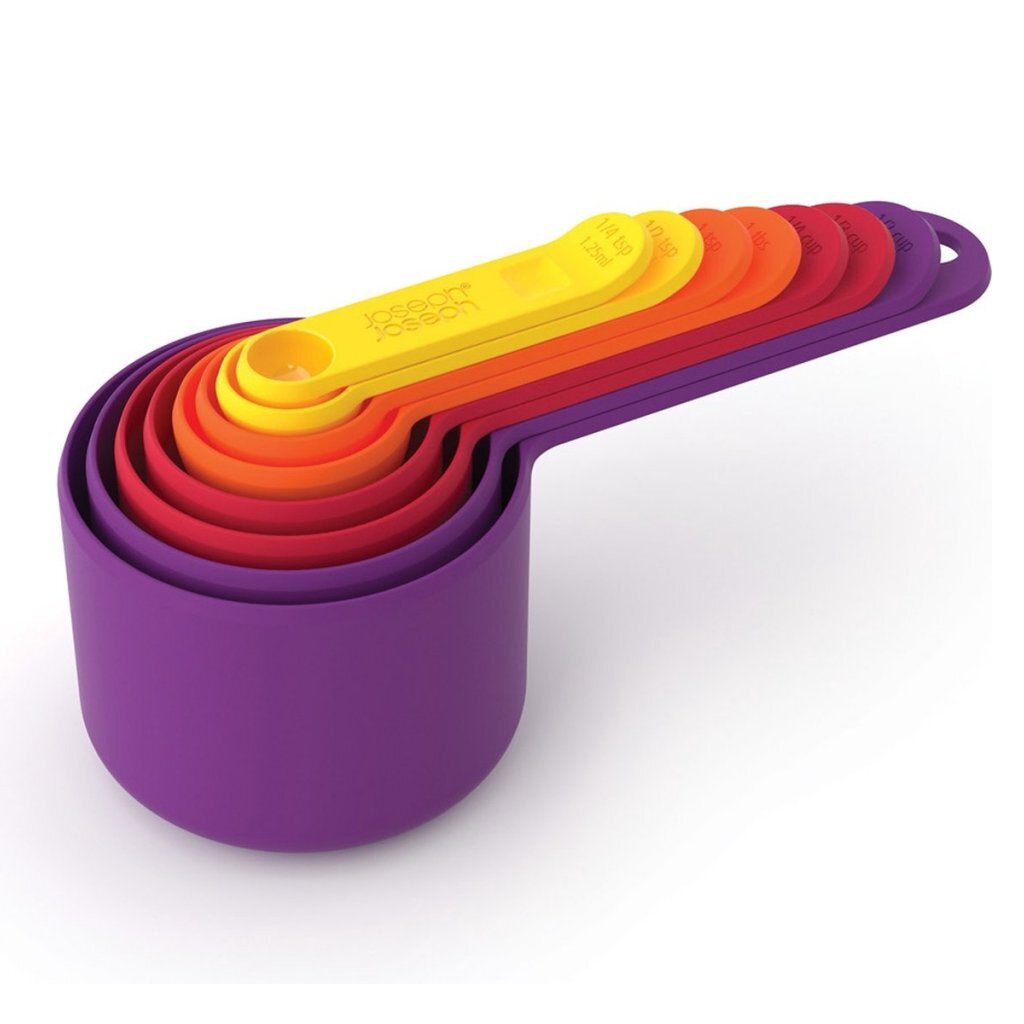 Joseph Joseph Nest Maatlepels Paars/Geel/Oranje/Rood