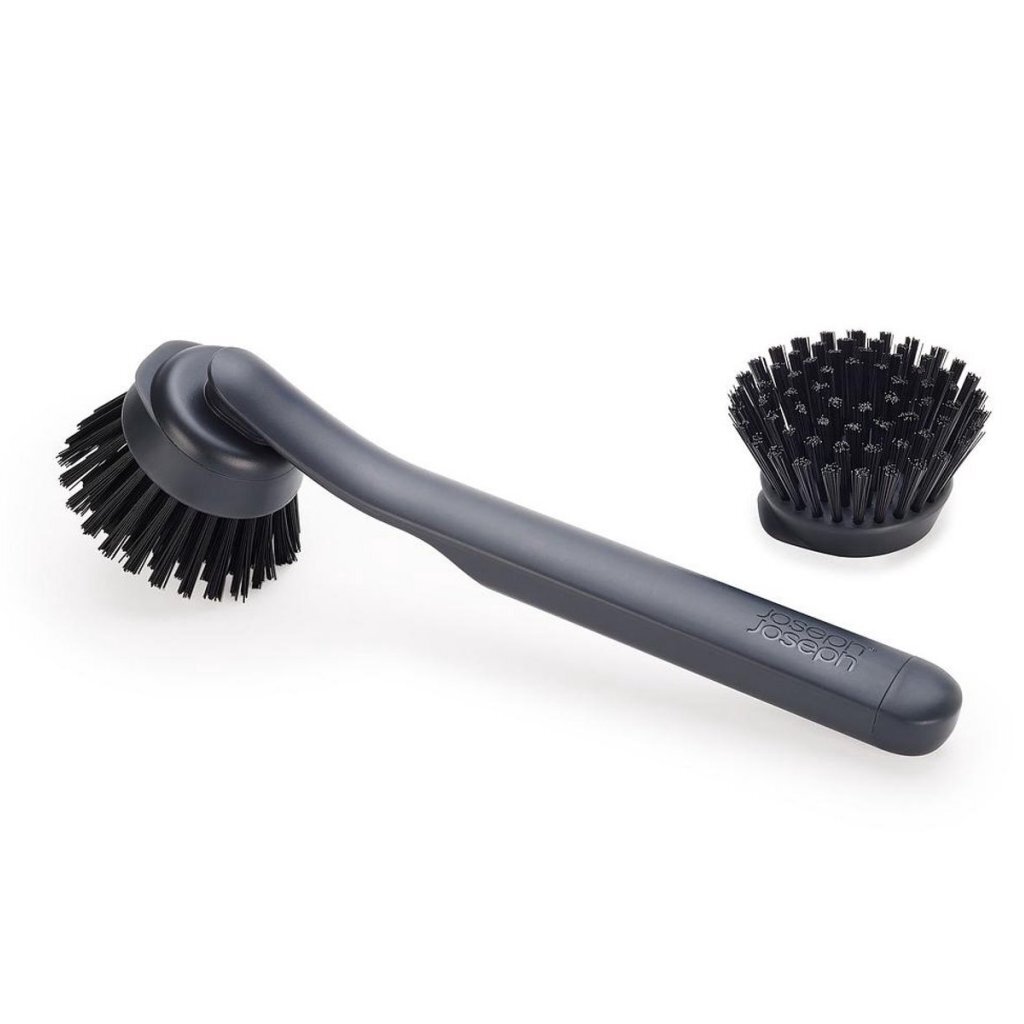 Joseph Joseph SkinTech Afwasborstel + Vervangbare Borstelkop Antraciet