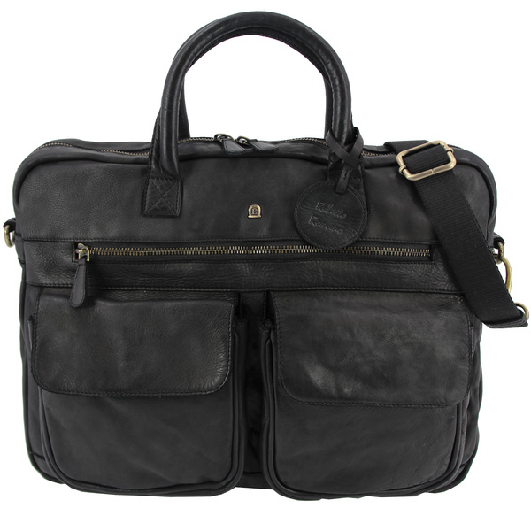 Juscha JU-48200 Laptop Aktetas Roberto Romano FIRENZE Zwart