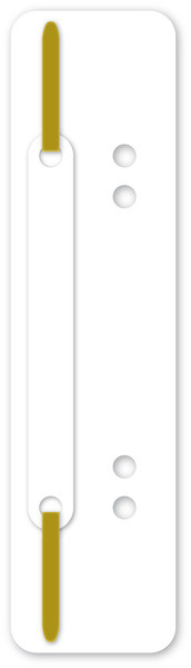 Kangaro 07060-09 Snelhechterstrip A5 2-gaats PP Doos A 100 Stuks Wit