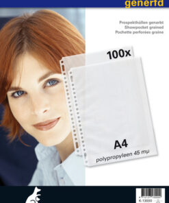 Kangaro K-13000 Showtas A4 PP 45mµ 23-gaats Generfd 10x100 Stuks