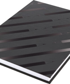 Kangaro K-5585 Dummyboek A5 Blanco Hard Cover 80 Blad 140grs Zwart Design