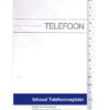 Kangaro K-6201 Inhoud Tbv Telefoonregister A-Z 4-gaats