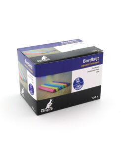 Kangaro K-N100CD Bordkrijt Stofvrij Assorti 100 Stuks