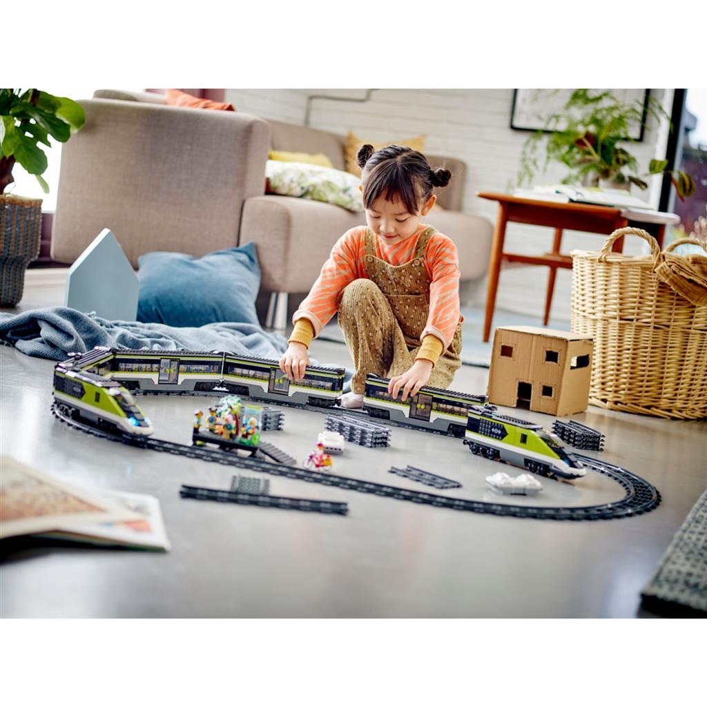Lego City 60337 Passagierssneltrein + Licht - Afbeelding 4