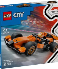 Lego City 60442 F1 Coureur met Mclaren Racewagen