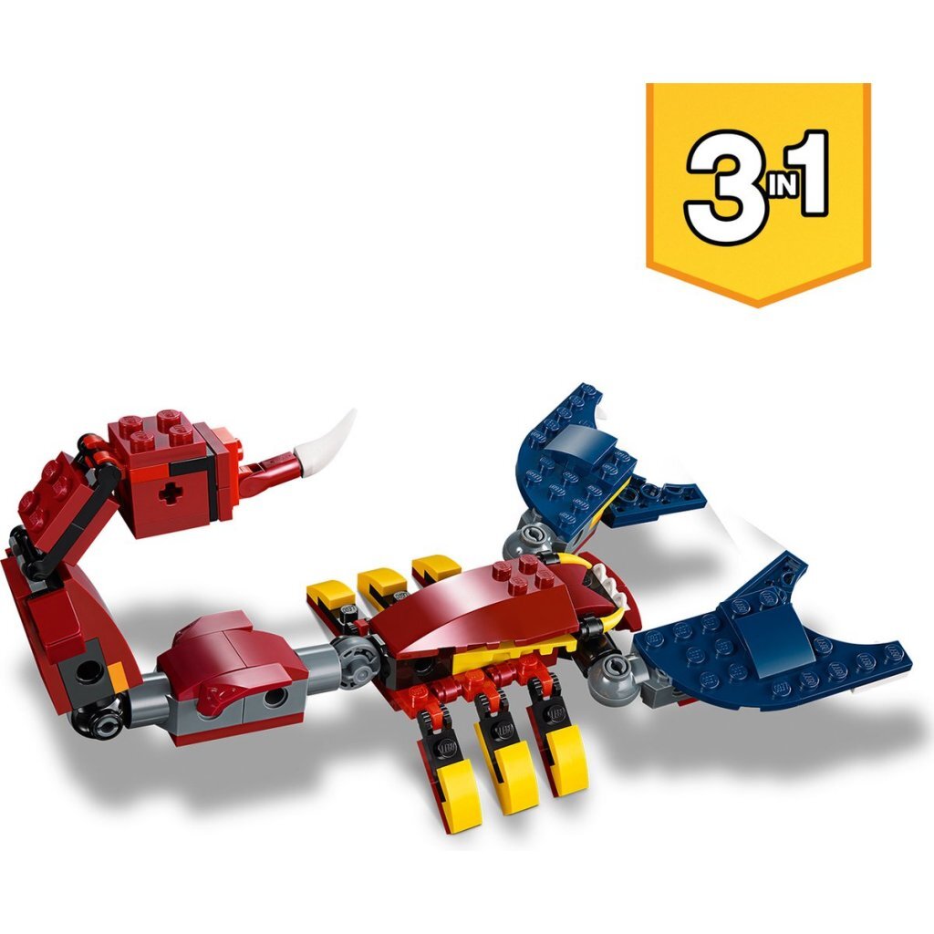 Lego Creator 31102 3in1 Vuurdraak - Afbeelding 3