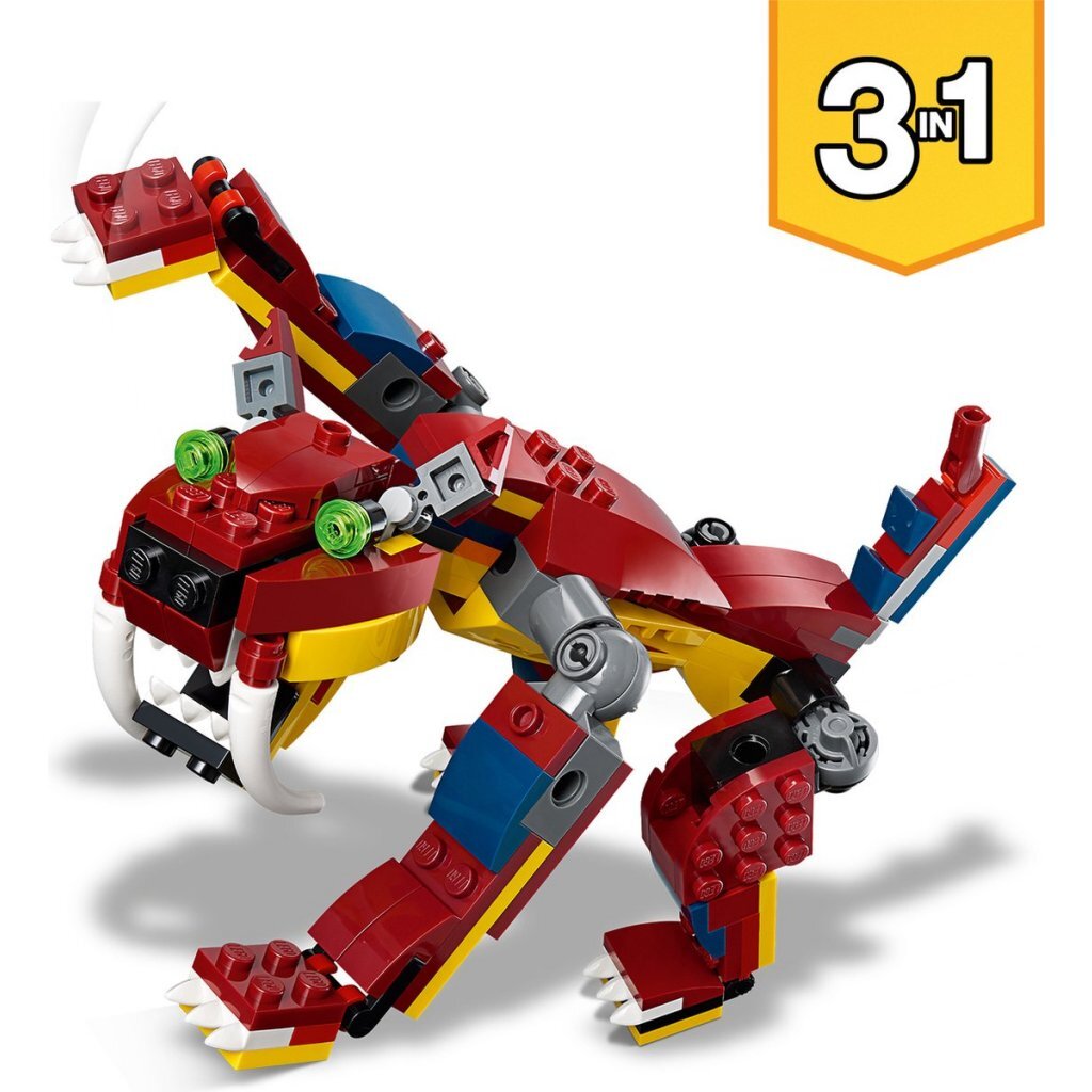 Lego Creator 31102 3in1 Vuurdraak - Afbeelding 4
