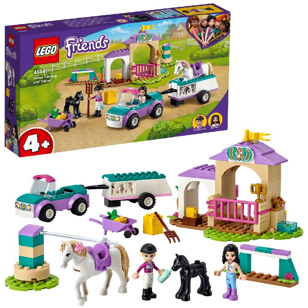Lego Friends 41441 Paardentraining en Aanhanger Set