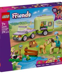 Lego Friends 42695 Trailer met Paard en Veulen
