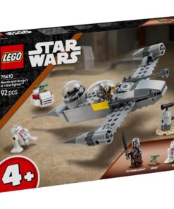 Lego Star Wars 75410 Mando en Grogu's N-1 Starfighter