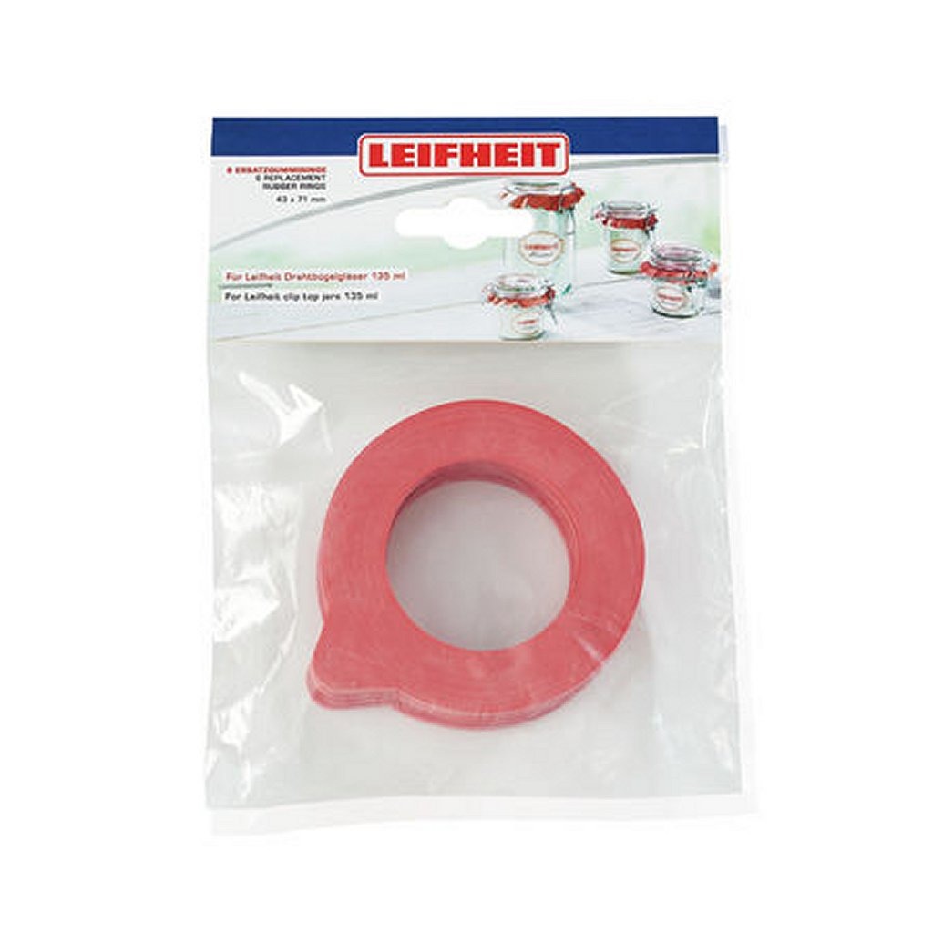 Leifheit 3214 Rubberen Weckringen 43x71 mm 6 Stuks - Afbeelding 3