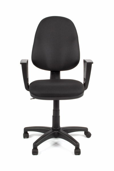 Linea Fabbrica Tiger 01 Zwart/Zwart Bureaustoel met Armleuning - Afbeelding 3