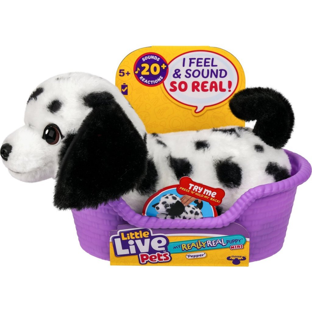 Little Live Pets My Really Real Puppy Mini's Pepper de Dalmati&euml;r + Geluid