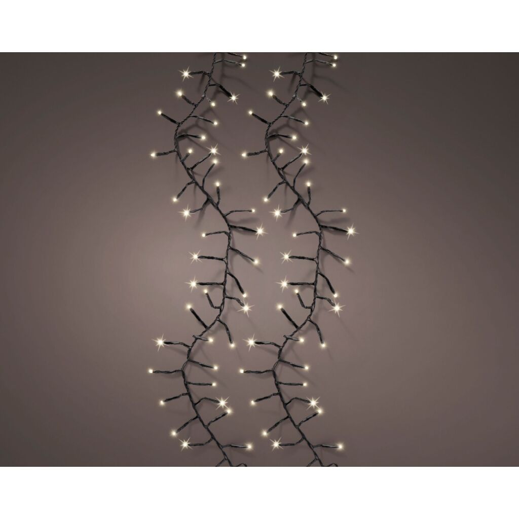 Lumineo LED Excellent Twinkle 648 LEDs 10 m Zwart Warm Wit Licht