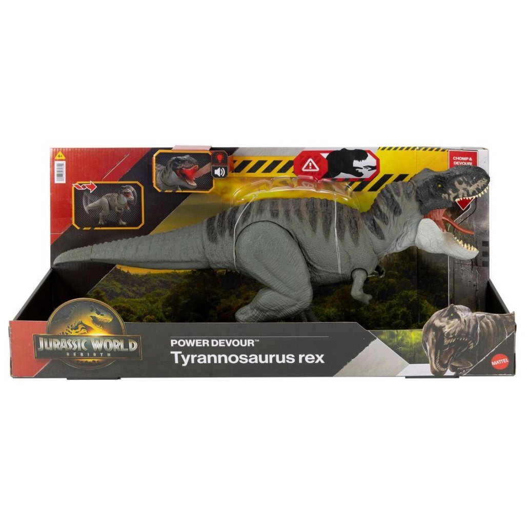 Mattel Jurassic World Movie Feature T-Rex + Licht en Geluid
