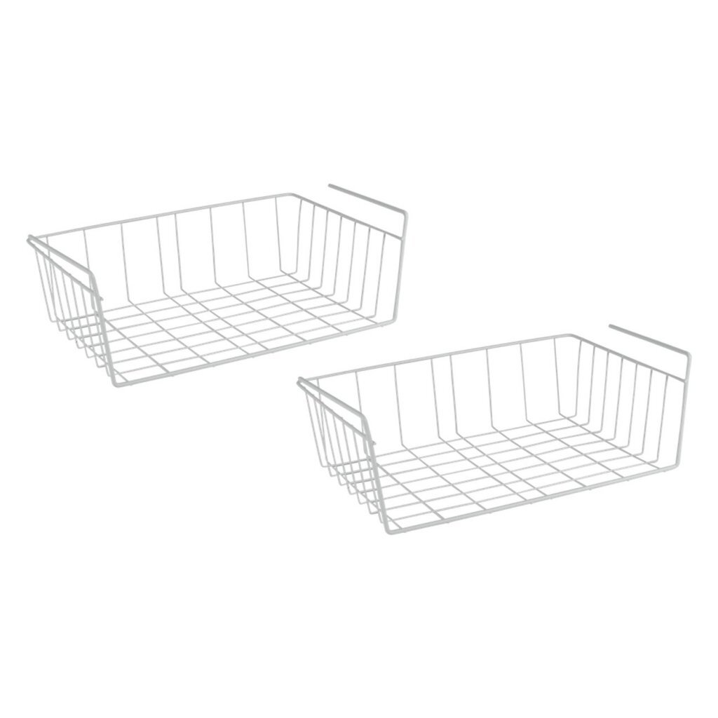Metaltex Babette Hangmanden 40x26x14 cm 2 Stuks Wit