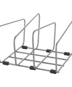 Metaltex Backy Bakspullen en Snijplankhouder 22x21x14 cm Zilver